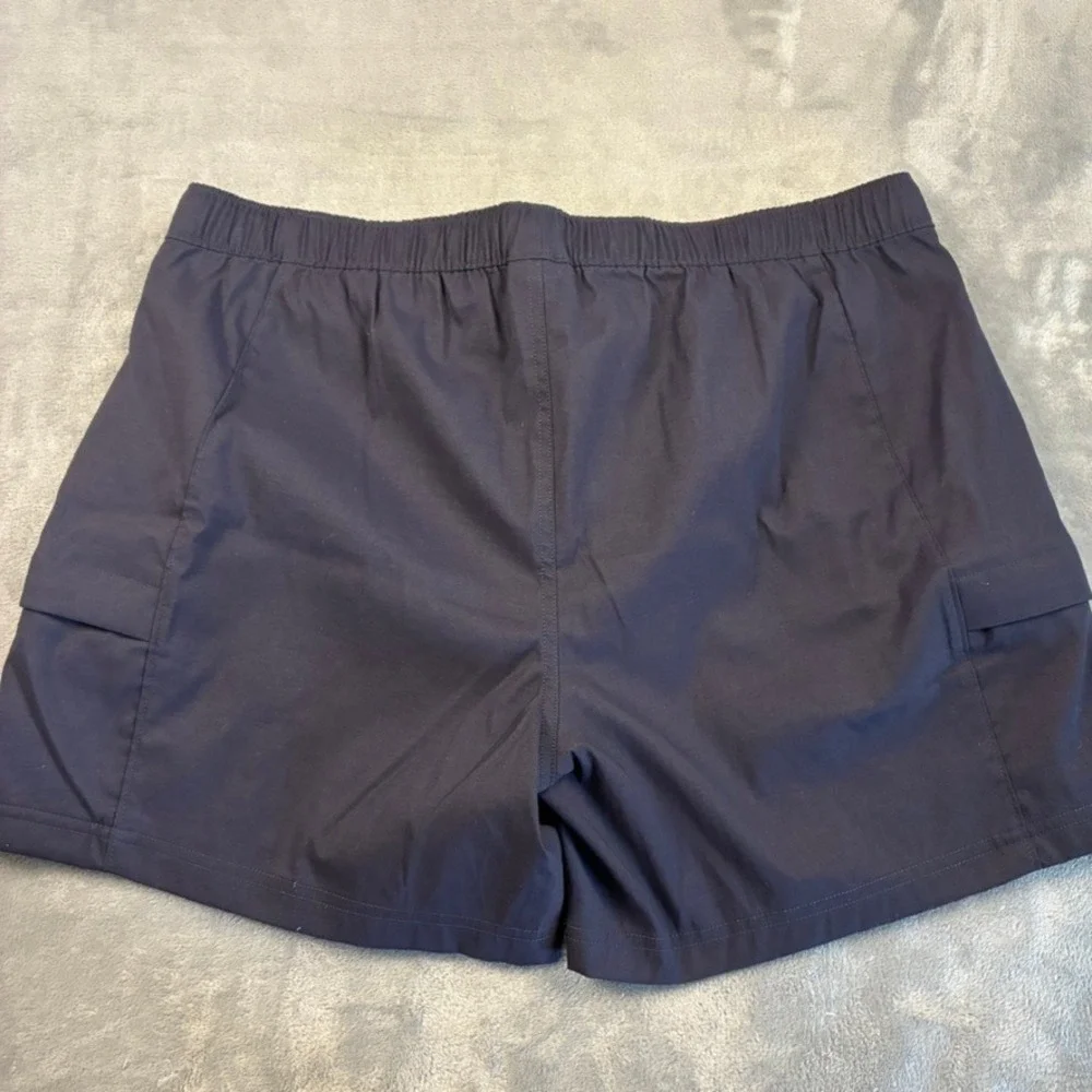The North Face Men's Cargo Shorts Navy Blue Hiking Outdoor Stretch XL 36x5in
